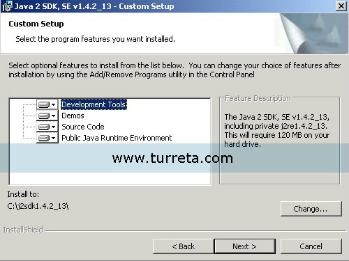 Install Java 1.4 in Windows 7